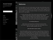 Tablet Screenshot of acousticnostalgia.com